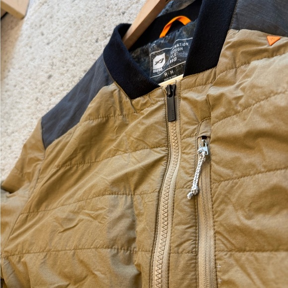 Orage M “Flight” EUC Tan and Black Quilted Puffer Jacket - Picture 13 of 14